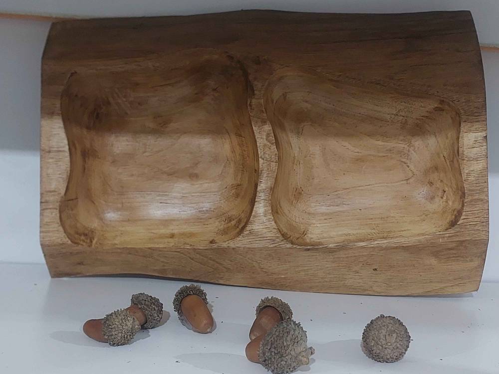 اردو خوری با چوب گردو دست ساز